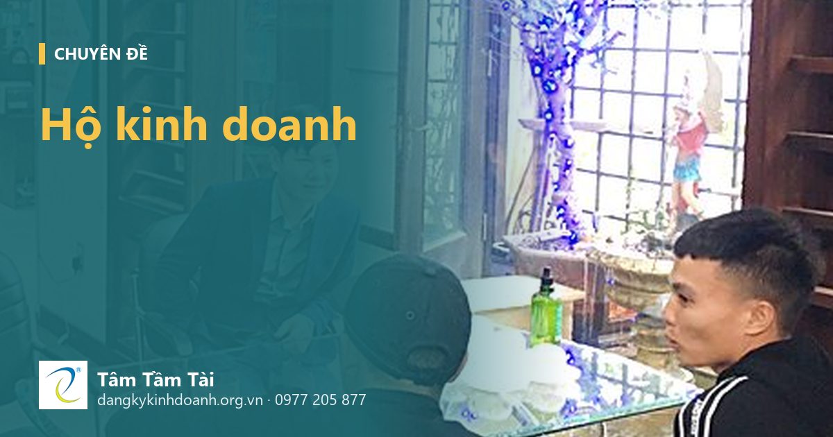 Hộ kinh doanh – ảnh nền: tư vấn trực tiếp cho khách tại văn phòng