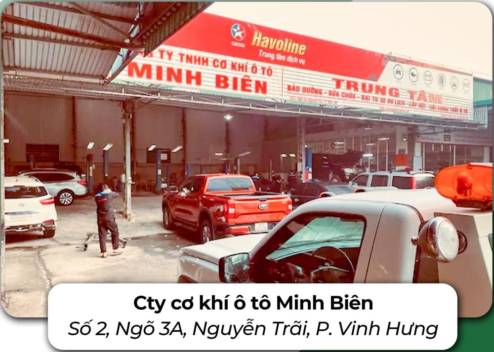 Công ty Cơ khí ô tô Minh Biên – Số 2, ngõ 3A Nguyễn Trãi, P. Vinh Hưng