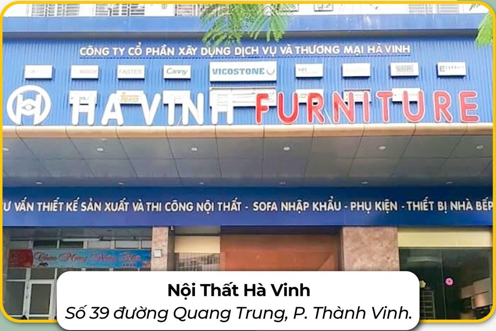Nội thất Hà Vinh – Số 39 Quang Trung, P. Thành Vinh