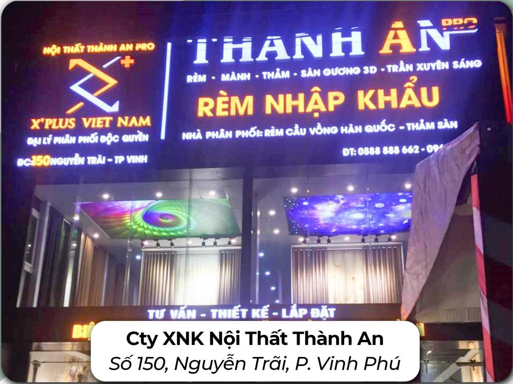 Công ty XNK Nội thất Thành An – Số 150 Nguyễn Trãi, P. Vinh Phú