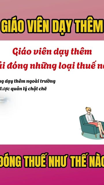 Thảo Nguyễn giải thích: Giáo viên dạy thêm đóng thuế như thế nào