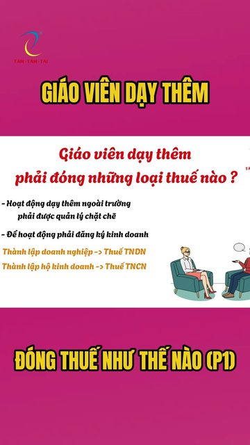 Giáo Viên Dạy Thêm Đóng Thuế Như Thế Nào